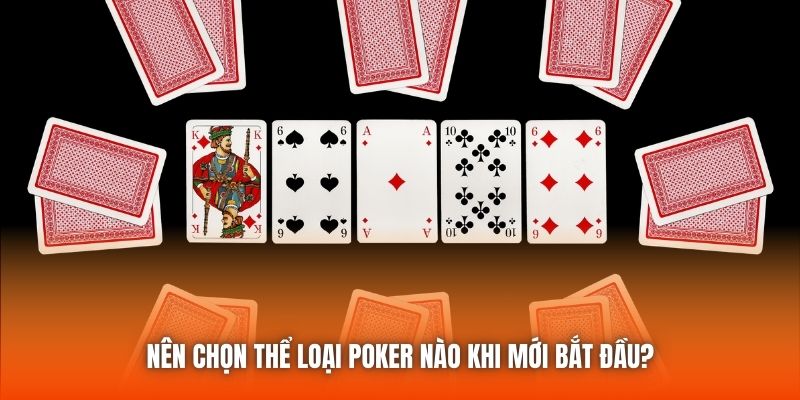 Nên chọn thể loại poker nào khi mới bắt đầu?